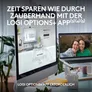 Logitech Signature Slim Combo MK950 Pale Grey - Bluetooth, Logi Bolt Adapter, 4000 DPI, Easy-Switch-Taste