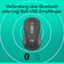 Logitech Signature M650 Grafit L (Rechtshändig) - Bluetooth, Logi Bolt, 4000 DPI, Unterstützt von Logi Options+