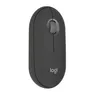 Logitech Pebble Mouse 2 M350S Grafit - Bluetooth (3x Easy-Switch), 4000 DPI, Unterstützt von Logi Options+