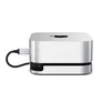 Satechi Stand Hub Mac Mini M4 SSD Enclosure Silber