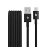 Beats USB-A zu USB-C gewebtes Kabel 1.5 m Bolt Black (2-Pack)