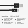 Beats USB-A zu USB-C gewebtes Kabel 1.5 m Bolt Black (2-Pack)