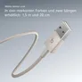 Beats USB-A zu USB-C gewebtes Kabel 1.5 m Surge Stone