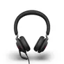 Jabra Evolve2 40 SE Stereo Headset Schwarz - MS-Teams, USB-C/A, Busylight