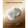 soundcore AeroClip Open-Ear Clip-On Earbuds True Wireless Bluetooth-Kopfhörer weiß