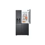 LG GSXB90MCDE InstaView Side-by-Side mit Crushed Ice Edelstahl Dark Inox Look