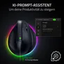 Razer Pro Click V2 Vertical Edition Schwarz - Vertikale ergonomische kabellose Maus für Rechtshänder