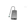 i-tec USB-C 4K Metal Nano Dock - 2x HDMI, 4x USB-C (10Gbps), 1x USB-A (10Gbps), 2x USB-A 2.0, Audio, SD/TF, LAN 1 Gbps, PD 3.1 (140W)