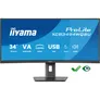 iiyama ProLite XCB3494WQSU-B1 86,4cm (34") WQHD VA Curved Office Monitor 21:9 HDMI/DP/USB-C 120Hz 0,4ms