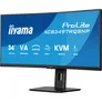 iiyama ProLite XCB3497WQSNP-B1 86,4cm (34") WQHD VA Curved Office Monitor 21:9 HDMI/DP/USB-C PD95W 120Hz 0,4ms