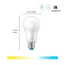 WiZ E27 LED-Lampe Tunable White 60W matt Einzelpack