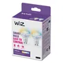 WiZ GU10 LED-Lampe Tunable White 50W Glas Zweierpack