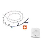 WiZ RGBIC Smart LED Fairy Light Lichterkette + WiZ Smart Plug powermeter Type-F Steckdose weiß