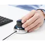 3Dconnexion SpaceMouse Kompakt® Schwarz/Silber - USB 3D Navigations Maus für Windows & macOS