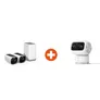 eufyCam 3 Überwachungskamera 4K 2+1 inkl. eufy S350 Überwachungskamera 4K 360 Dual Cam Indoor Nachtsicht