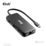 Club 3D 8-1 Tragbare USB Type-C® Dock 10 Gbit/s auf HDMI™ und DisplayPort™ 8K30Hz PD