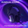 LogitechG G522 LIGHTSPEED Schwarz - Bluetooth, USB-C, Blue VO!CE Mikrofontechnologie, Anpassbar via G HUB & Logitech G App