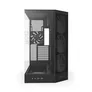 NZXT H9 Flow RGB (2025) All Black Midi Tower ATX Gaming Gehäuse schwarz mit Glasfenster