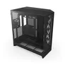 NZXT H9 Flow RGB (2025) All Black Midi Tower ATX Gaming Gehäuse schwarz mit Glasfenster