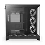 NZXT H9 Flow RGB+ (2025) All Black Midi Tower ATX Gaming Gehäuse schwarz mit Glasfenster
