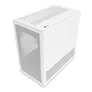 NZXT H3 Flow (2025) All White Midi Tower mATX Gaming Gehäuse weiß mit Glasfenster