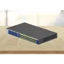 Netgear GS524PP Switch 24 Port Gigabit Ethernet LAN PoE Switch (mit 24x PoE+ 300W erweiterbar, Plug-and-Play, Desktop oder 19 Zoll Rack-Montage)