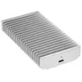 OWC Express 1M2 USB4 (40Gb/s) externes Festplattengehäuse für NVMe M.2 SSDs Silber Aluminium