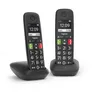 Gigaset E290 Duo Großtastentelefon schwarz