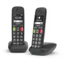 Gigaset E290 Duo Großtastentelefon schwarz