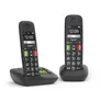 Gigaset E290A Duo Großtastentelefon schwarz