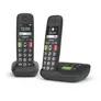 Gigaset E290A Duo Großtastentelefon schwarz