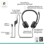 Logitech H390 Stereo USB-C Headset - Mit verbesserter digitaler Klangübertragung und integrierten Bedienelementen