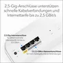 NETGEAR Orbi 770 Serie Tri-Band WiFi 7 Mesh-Netzwerksystem (RBE772) – Router + 1 Satellit-Repeater, Sicherheitsfunktionen, bis zu 11 Gbit/s, Abdeckung bis 360 m2, 100 Geräte, 2,5 GB Internetanschluss