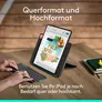 Logitech Flip Folio Tastatur-Case Grafit | Für iPad Air 13" (M2/M3), iPad Pro 13" (M4/M5)