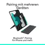 Logitech Flip Folio Tastatur-Case Grafit | Für iPad Air 13" (M2/M3), iPad Pro 13" (M4/M5)