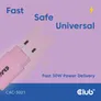 Club 3D USB-C PD3.0 Ladegerät 30 Watt 2 Stück pink