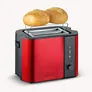 Severin AT 2217 Automatik Toaster rot