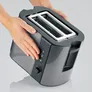 Severin AT 9573 Automatik Toaster Edelstahl Dunkelgrau
