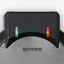 Severin WA 2103 Waffeleisen Edelstahl schwarz