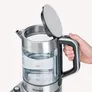 Severin WK 3422 Wasserkocher 3000W 1,7l transparent/schwarz/silber