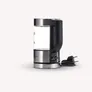 Severin WK 3472 Mini Glas-Wasserkocher 1000W 0,5l transparent/schwarz/silber