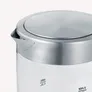 Severin WK 3472 Mini Glas-Wasserkocher 1000W 0,5l transparent/schwarz/silber