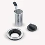 Severin WK 3473 Tee-/Wasserkocher Deluxe Mini 2200W 1l transparent/schwarz/silber