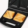 Severin SA 2968 Multi-Sandwich-Toaster, ca. 1000 W, schwarz/chrome