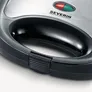 Severin SA 2969 Sandwich-Toaster, ca. 600 W, schwarz/edelstahl