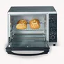 Severin TO 2056 Back und Toastofen mit Umluftfunktion 1600W schwarz