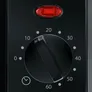 Severin TO 2056 Back und Toastofen mit Umluftfunktion 1600W schwarz