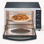 Severin TO 2058 Back und Toastofen mit Umluftfunktion 1800W schwarz