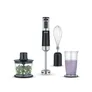 Severin SM 3775 kabelloser Stabmixer mit Zubehör-Set Edelstahl bis 14.000 U/min
