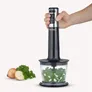 Severin SM 3775 kabelloser Stabmixer mit Zubehör-Set Edelstahl bis 14.000 U/min